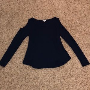 Cold Shoulder Long Sleeve